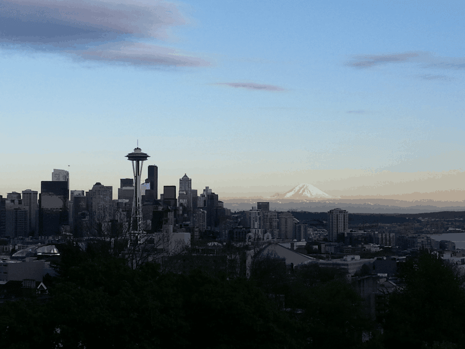 Die Skyline von Seattle
