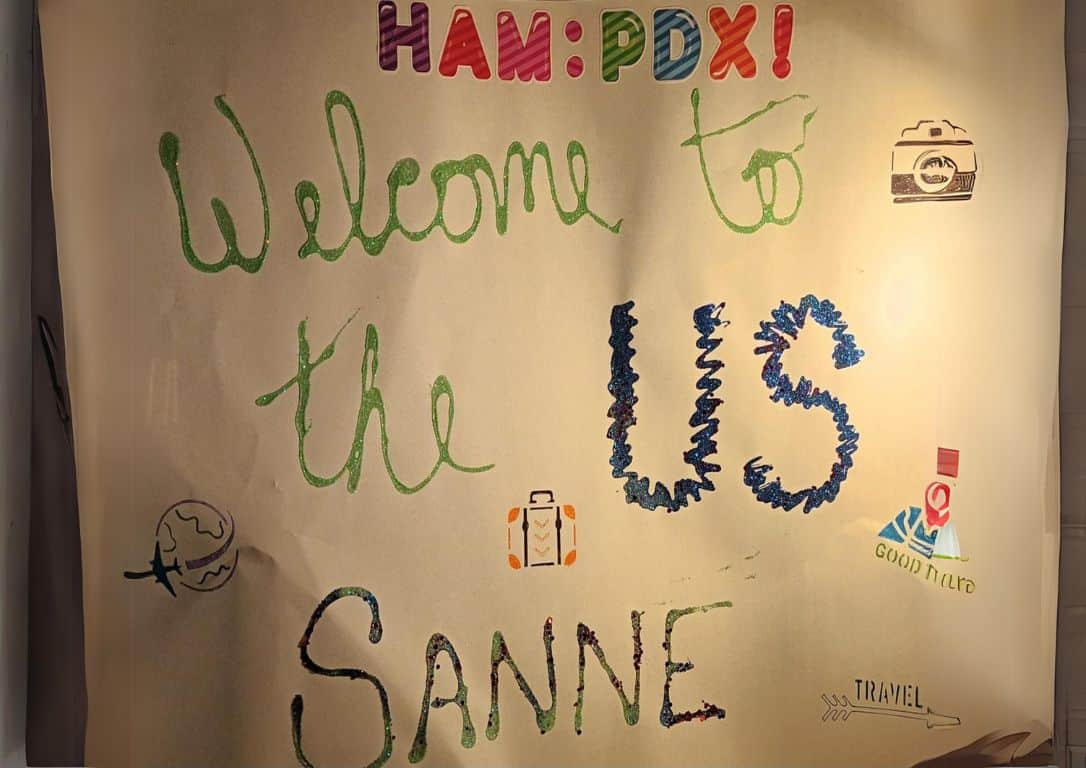Sanne Blogpost Picture Welcome Sign