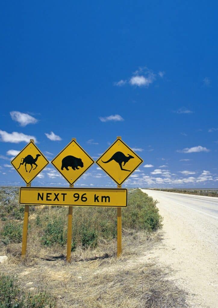 Australia Signs and beach